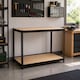 image 3 of Industrial Heavy Duty Steel Workbench Table Shelving Garage Shed | Black