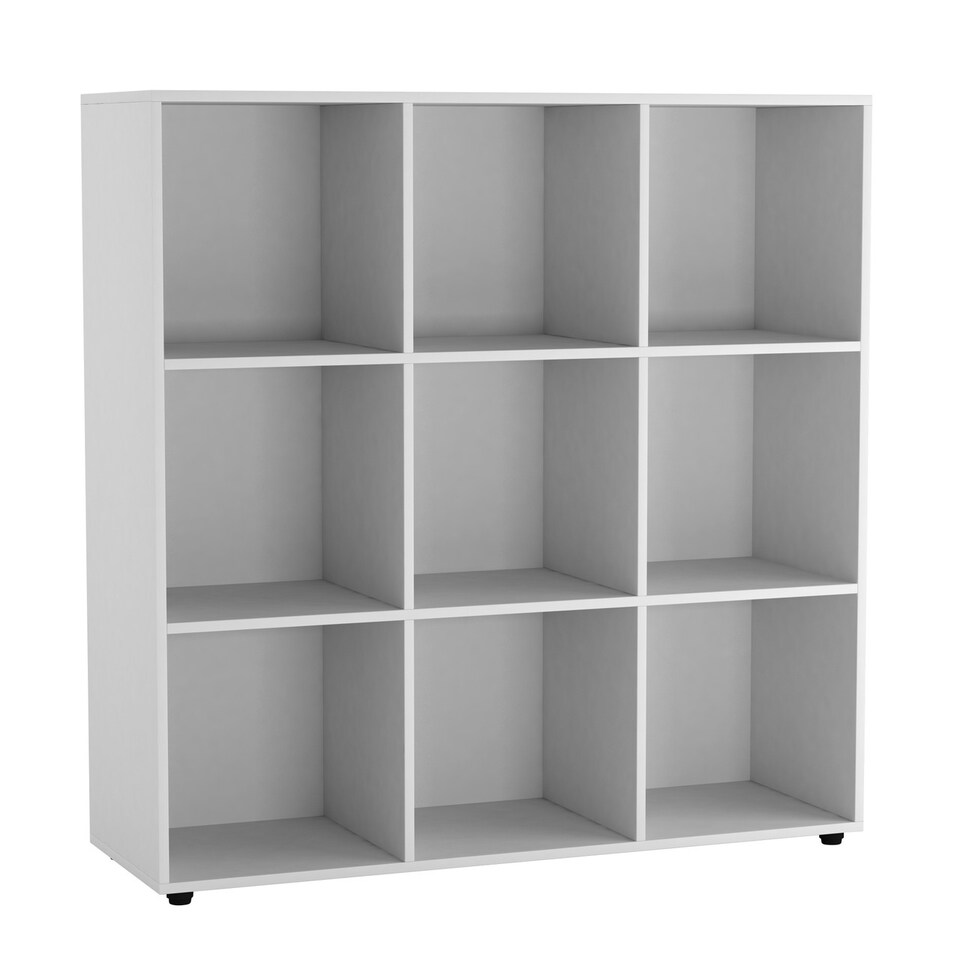image 1 of 9-Cube Shelving Unit - Square | White | 1
