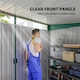 image 5 of Outsunny Garden Shed Outdoor Storage Tool Organizer w/ Double Sliding Door