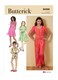image 1 of Butterick 6888 Paper Sewing Pattern – Children’s & Teenagers’ Dresses & Jumpsuits, Size A (7–8–10–12–14), Easy