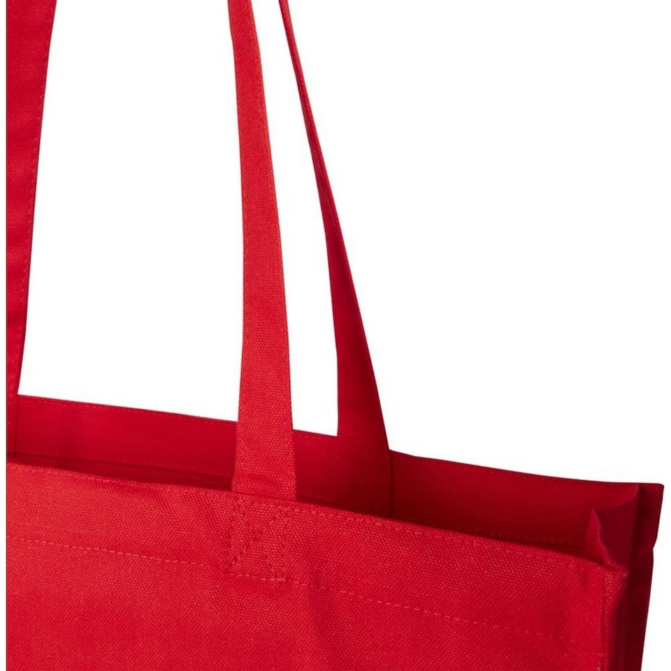 image 1 of Recycled Gusseted 14L Tote Bag - Red - One Size Red