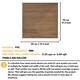 image 3 of NOVECRAFTO Chevron Line 3D Wall Panels – 6 Sheets Covering 1.5 sqm (16.15 sqft) – Decorative PVC Cladding Tiles 50x50cm – Matte Wood & Black Design Wooden