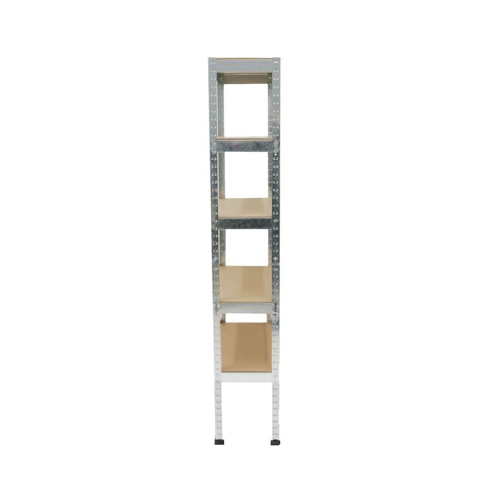 image 1 of 500kg Heavy Duty 5 Tier Metal Storage Garage Shelving Racking