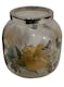 image 1 of Flower Vase with Metal Rim - Glass - L7 x W7 x H13 cm | Multi