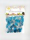 image 5 of 60th Birthday Confetti Blue & Silver 1 pack x 14 grams birthday decoration Foil Metallic 1 pack