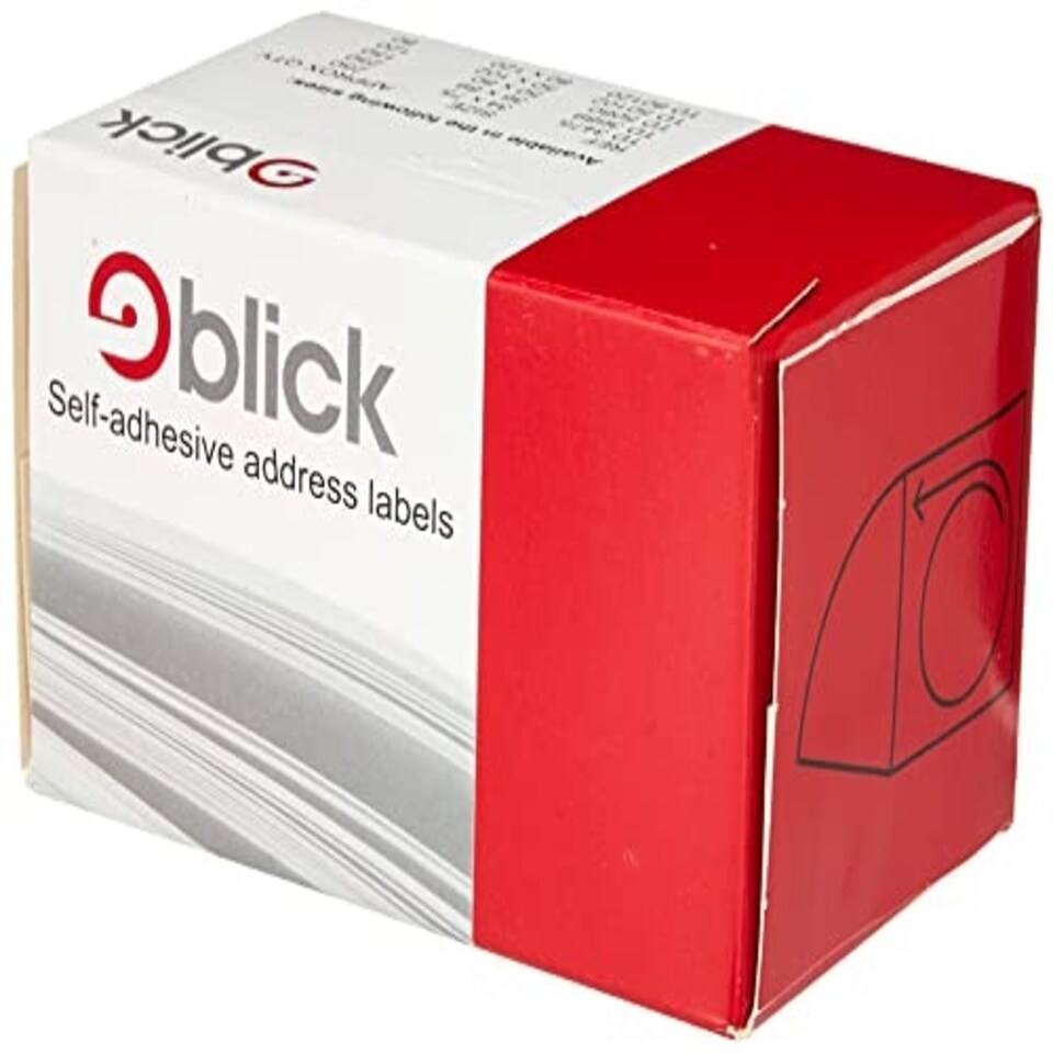 image 1 of Blick Labels, White, Self Adhesive Stickers, Typist, Address Label, 50mm x 80mm, 150 Labels, For Home, Office, Family, School, Letters