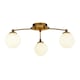 image 1 of OPAL AND BRASS 3LT CEILING