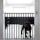 image 5 of Bettacare Extra Tall Screw Fitted Pet Safety Gate, 62.5cm - 106.8cm, Black, 103.5cm in Height, Dog Stair Gate, Safety Barrier for Puppy