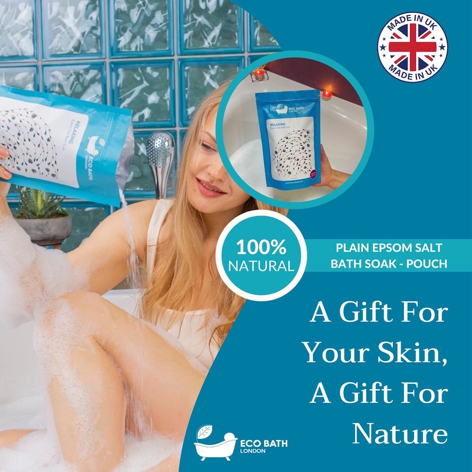 image 1 of Relaxing Lavender Epsom Salt Bath Soak