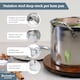 image 3 of Buckingham Deep Stock Pot  Ham Pot 24.5 cm 8 Litre Stainless Steel