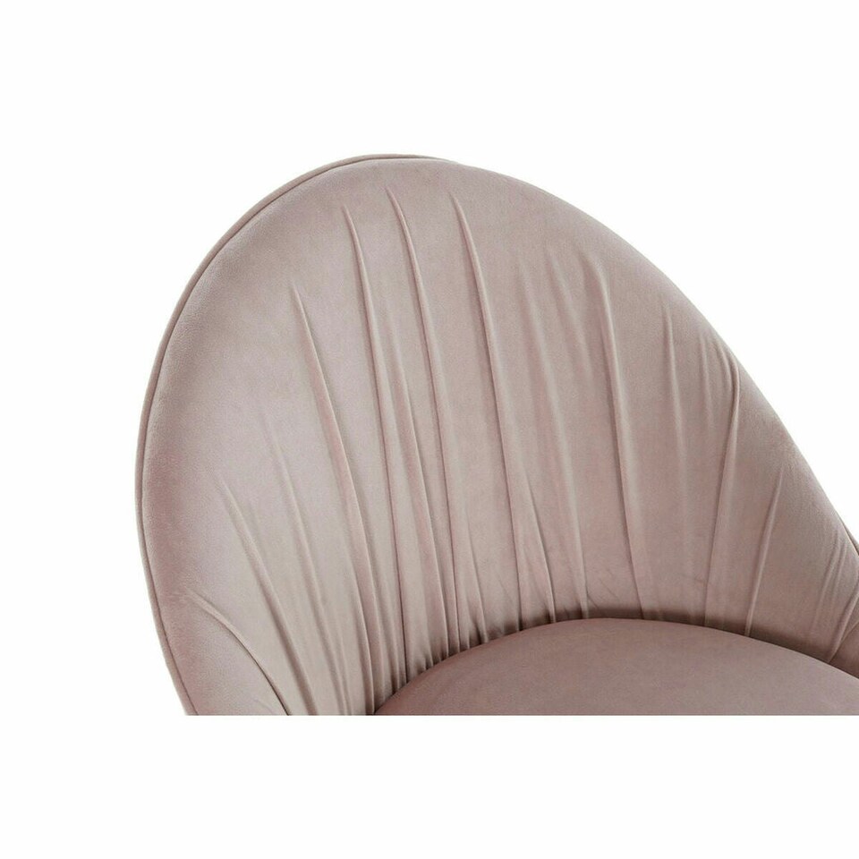 image 1 of Dining Chair DKD Home Decor Pink Golden 60 x 60 x 85 cm Pink
