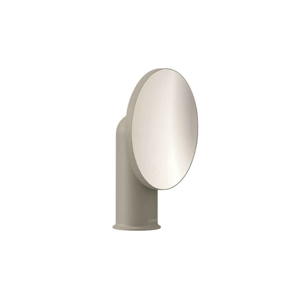 image 1 of Cosmic LED Magnifying Mirror with Durable Stainless Steel for Bathroom, Beige
