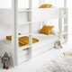 image 2 of Snowdon White Three Tier Bunk Bed With Ethan Spring Mattresses