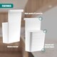 image 3 of GEEZY Over Door Hanging Storage Organizer Basket for Kitchen Bathroom Pantry Cupboard