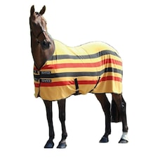 Tempest Original Newmarket Standard-Neck Horse Fleece Rug - Yellow/Black/Red - 7´