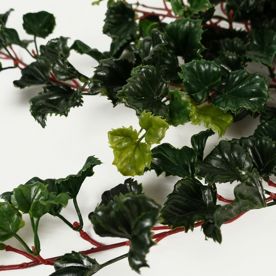 image 1 of 12 x 70cm UV Resistant Artificial Geranium Bush