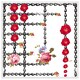 image 1 of Roses & chains (Picture Frame) White | XL
