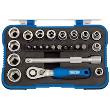 Draper 1/4" Socket Set 25Pc - 16354