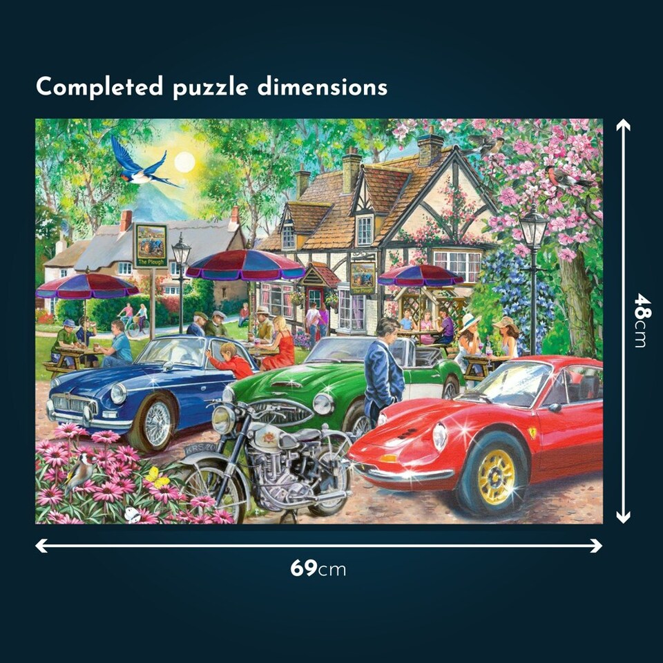 image 1 of Deli Delicious BIG 500 Piece Jigsaw Puzzle