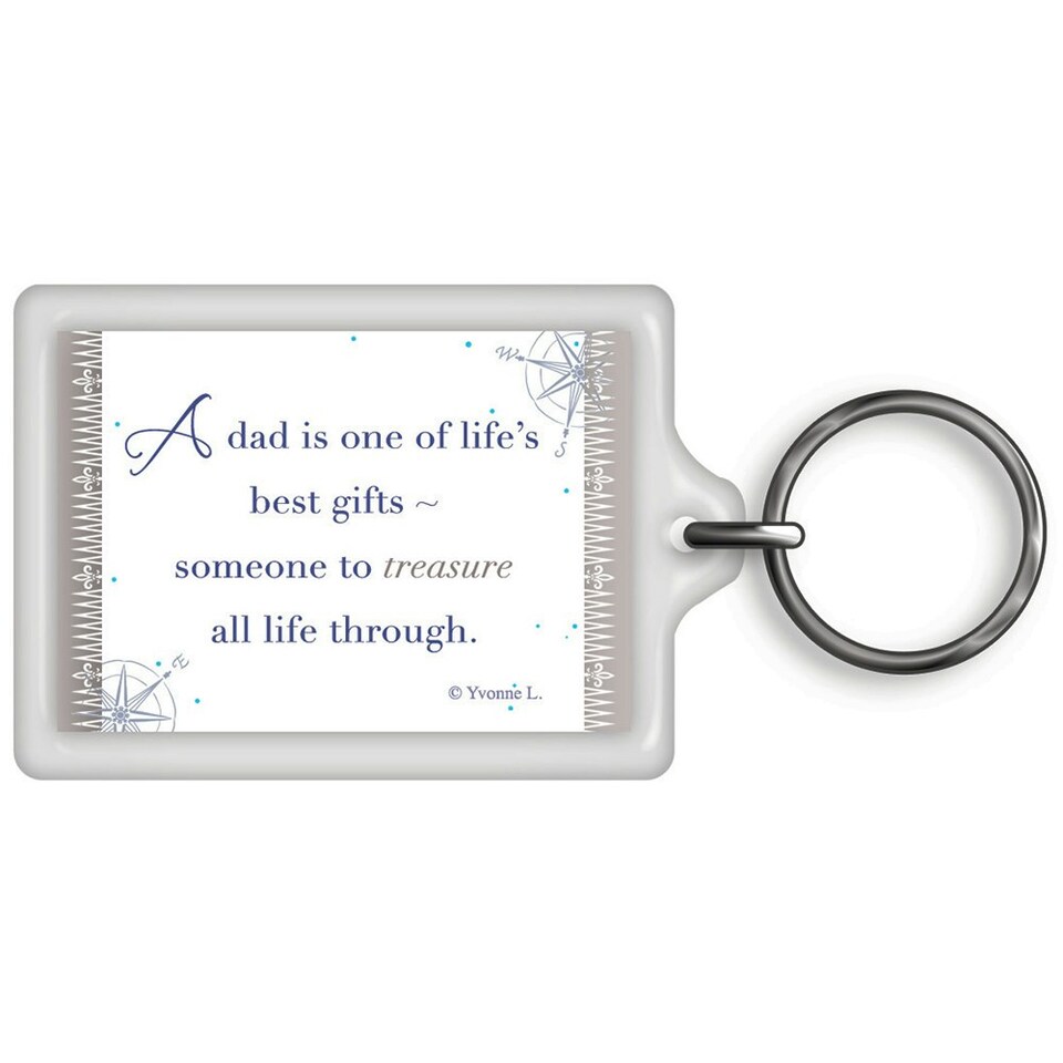image 1 of World's Best Dad Celebrity Style Keyring