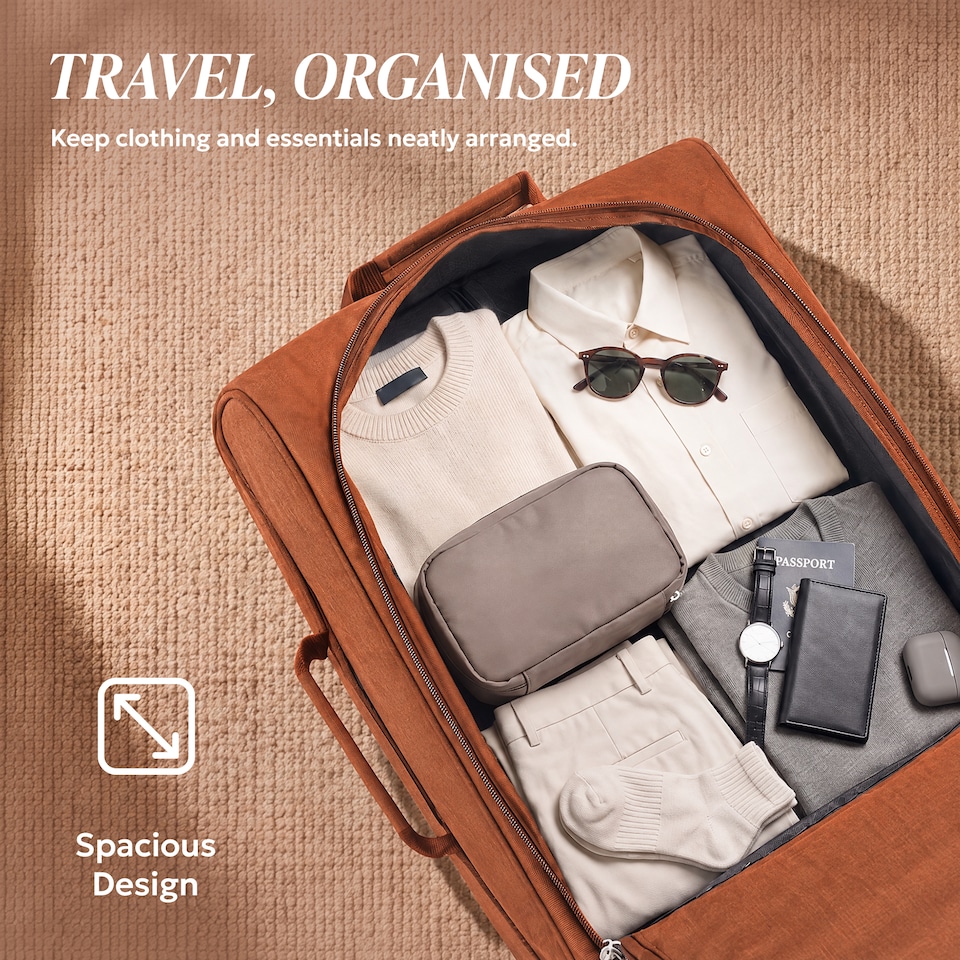 image 1 of Lugg Jupiter Soft Cabin Bag 55x40x20cm Lightweight Wheeled Trolley Ryanair Size