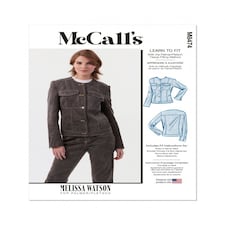 McCall's 8474 Paper Sewing Pattern – Women’s Jacket, Size K5 (8–10–12–14–16), Intermediate