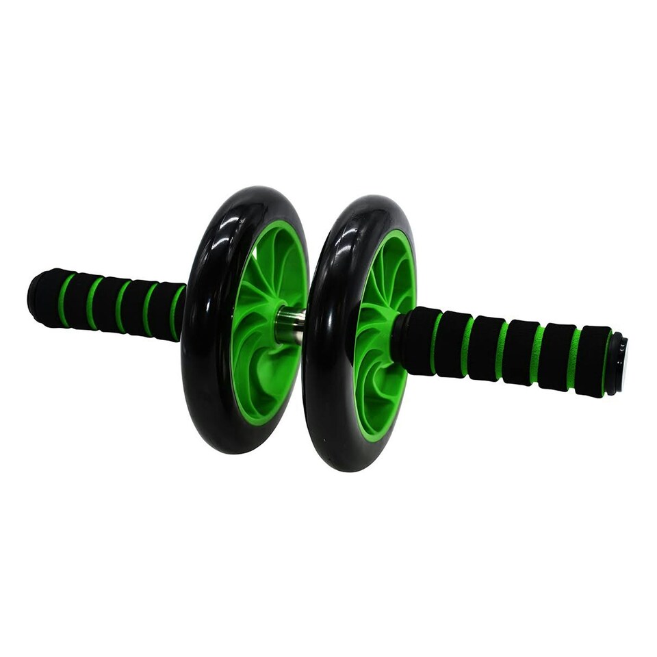 image 1 of Urban Fitness Equipment Ab Roller - Black/Green - One Size