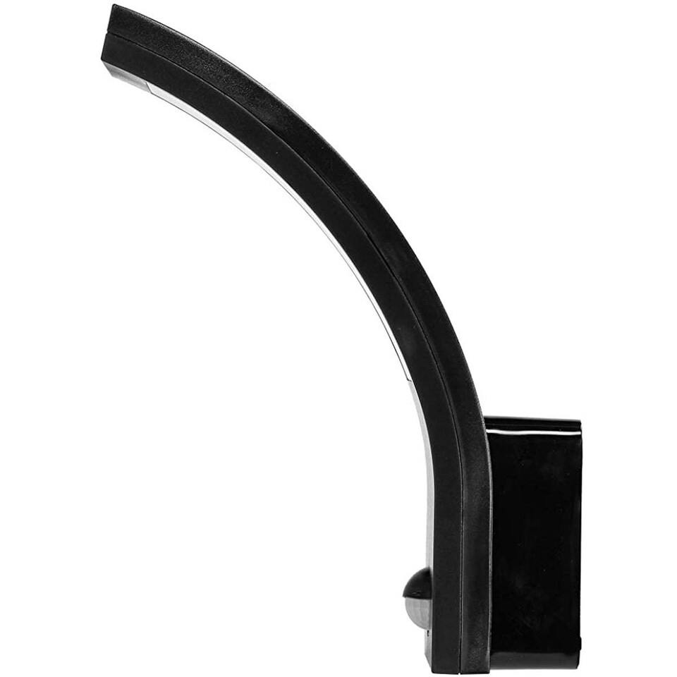 image 1 of CGC PARIS Grey LED Curved Outdoor Wall Light With Motion Sensor Grey