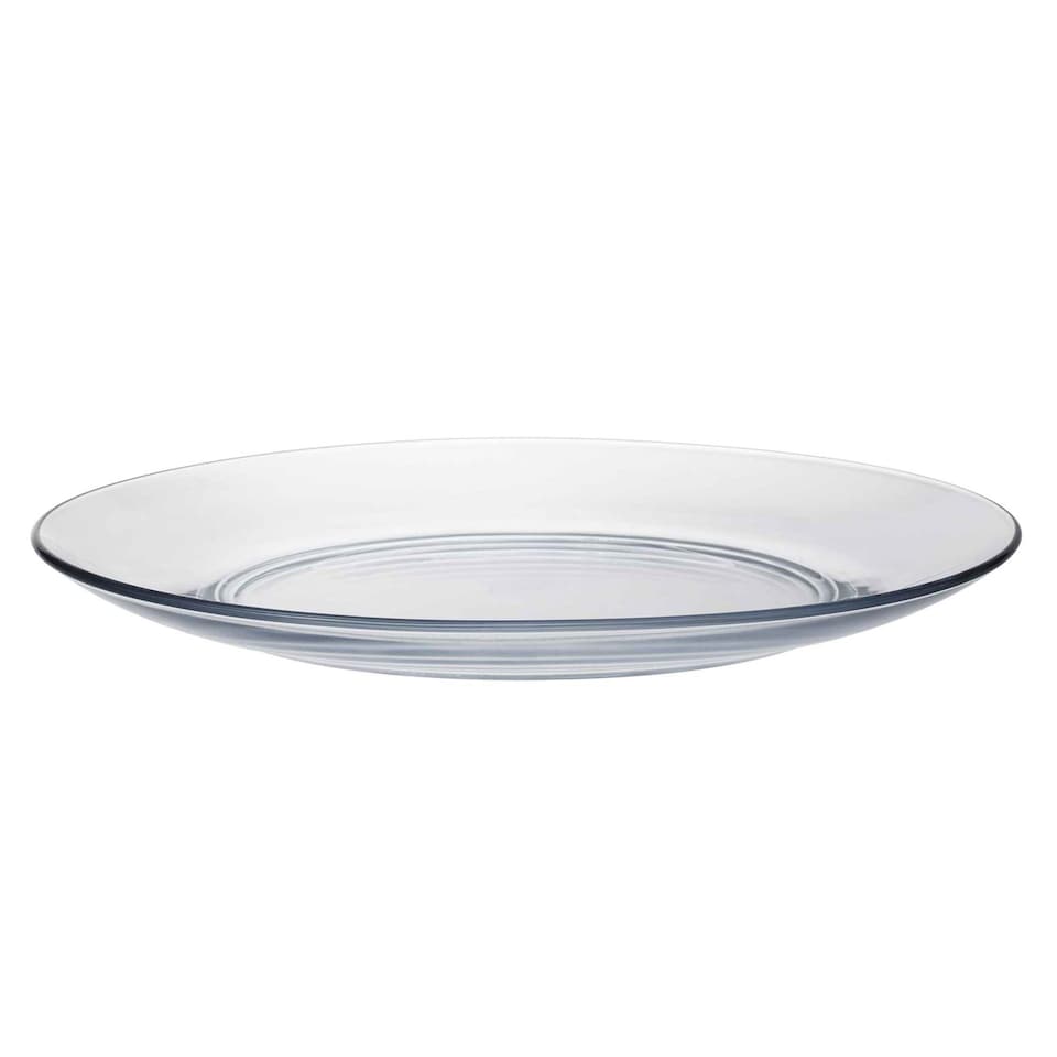image 1 of Duralex Lys Extra Large Glass Plates - Tempered, Heat Resistant - 280mm - Pack of 6 | Clear | Clear