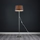 image 3 of ValueLights Charlie White Stem Table Lamp White Taper Shade & Bulb 