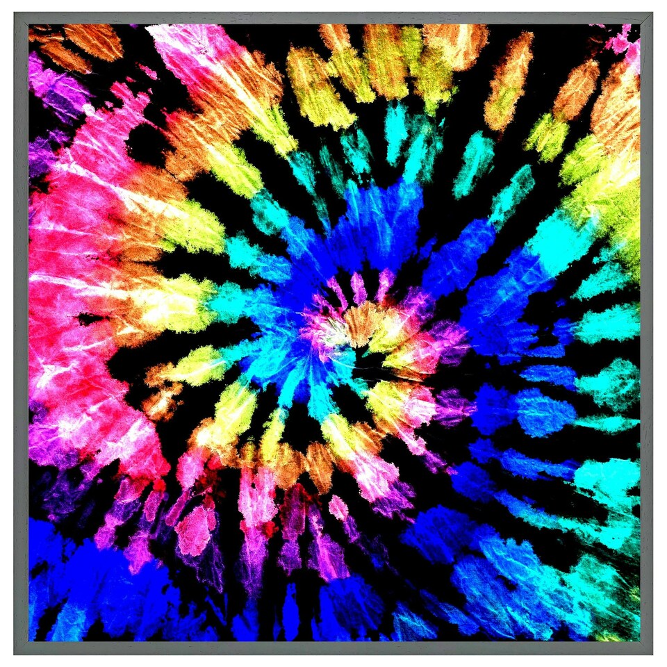 image 1 of Tie dye pattern (Picture Frame) Brown | Oak | S
