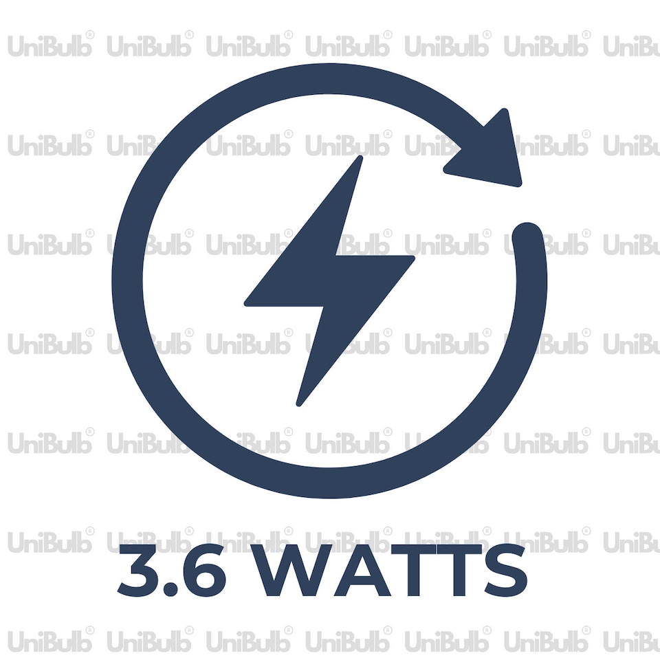 image 1 of UniBulb LED GU10 345lm 3.6W 6500K (Daylight) Spotlight Downlight Light Bulb - Pack of 10 | White | Daylight | 10