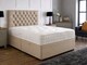 image 2 of Side Lift Ottoman Beige Linen 6ft Superking Bed Set Headboard and Mattress Included