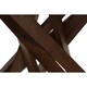 image 5 of Dining Table DKD Home Decor Crystal Brown Transparent Walnut 120 x 120 x 76 cm