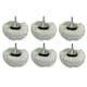 image 1 of Dome Domed Final Finishing Polishing Mop 110mm Wide Soft Grade Cotton 6pk
