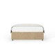 image 2 of Signature Platinum 2000 Pocket Sprung Cream Linen Divan Set Single