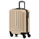 image 1 of Flight Knight Premium Hard Shell Lightweight Cabin Suitcase - 8 Wheels - TSA Lock & USB Port - 100 Airlines Approved Including Ryanair Priority - 55x40x20cm Cream | Champagne | Cabin Bag