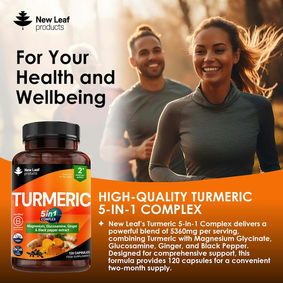 image 1 of Turmeric 5In1 Complex + Magnesium & Glucosamine