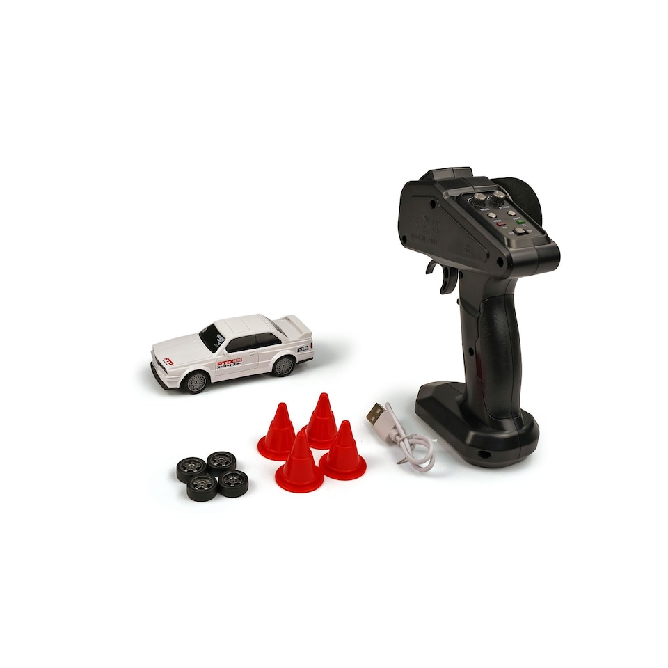 image 1 of RCG Racing Micro DC 'Legends' 1/43 Drift Car - EVO30 White