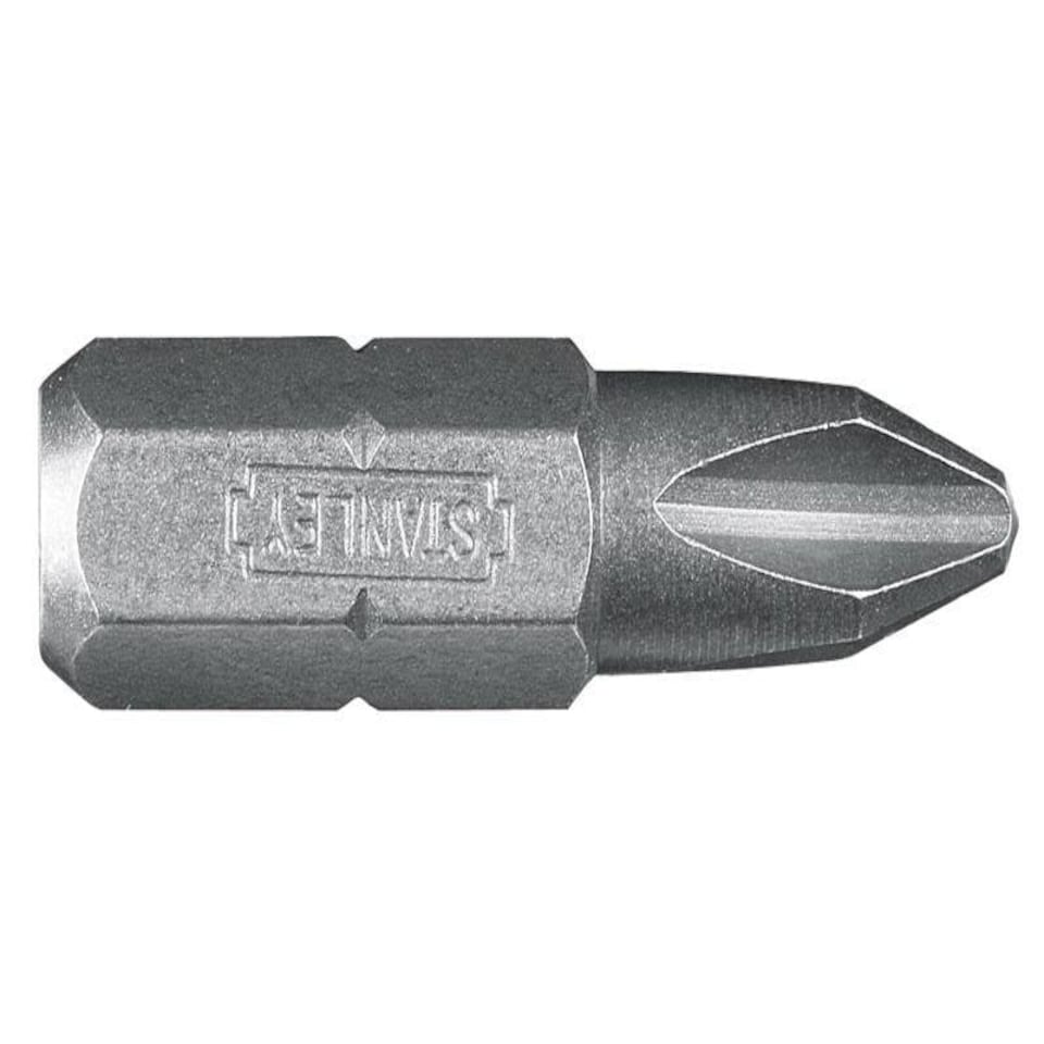 Stanley Tools Phillips 2Pt Bit 25Mm (Box Of 25)