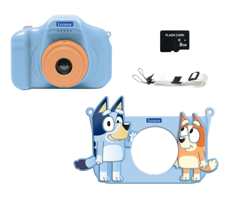 image 1 of Lexibook DJ078BY Bluey Kids Camera with Protective Cover