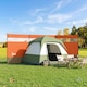 image 2 of Outsunny Camping Windbreaks with Clear Windows and Carry Bag | Orange | Orange | 440 x 140 cm