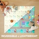 image 3 of AIYAPLAY Double-Sided Foldable Baby Mat, Water-Resistant Large Foam Mat, Reversible Floor Mat for Toddlers, for Bedrooms, Nurseries, Playrooms, 195L x 177.5W cm, Traffic and Rocking Horse Theme