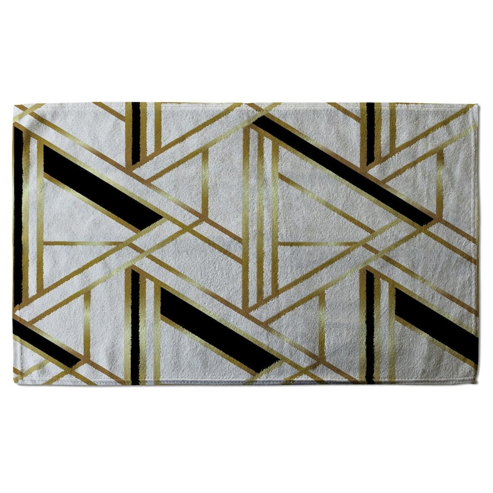 image 1 of Golden Art Deco (Kitchen Towel)
