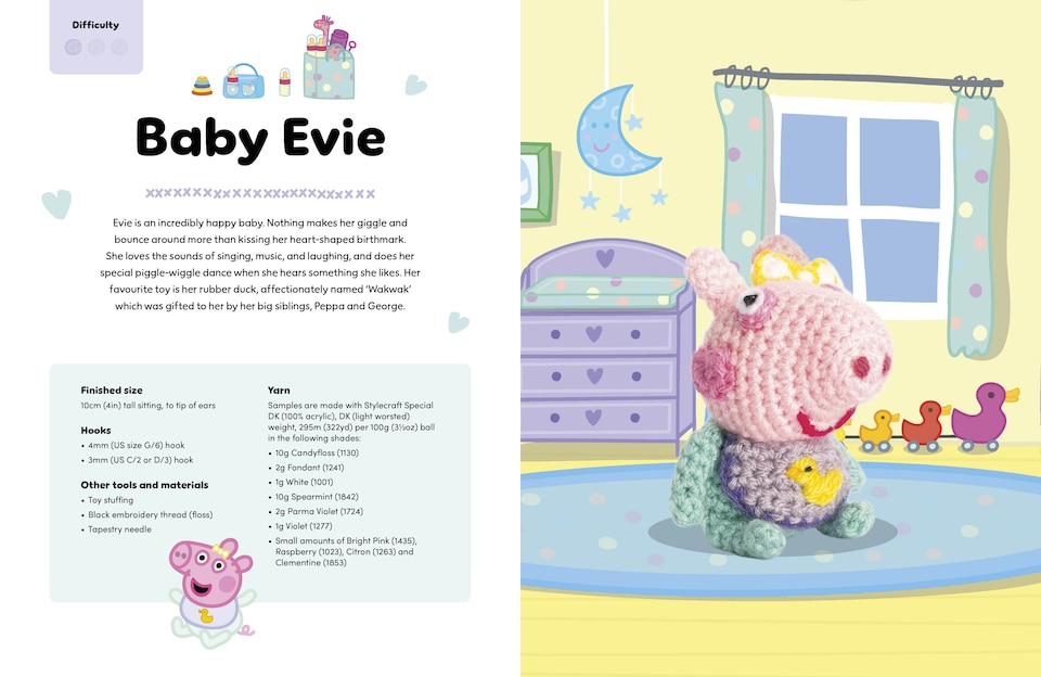image 1 of Crochet Peppa Pig - 20 Adorable Patterns Book