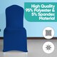 image 6 of Chair Cover Spandex Polyester Stretch, Flat Dining Slipcovers - 1pc