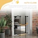 image 7 of PawHut 74-80cm Adjustable Metal Pet Gate Safety Barrier w/ Auto-Close Black