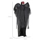 image 7 of HOMCOM Winged Grim Reaper Animatronic Prop w/ Light Up Eyes, for Haunted House