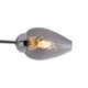 image 3 of Lina 3-Light Chrome Flush Ceiling Light