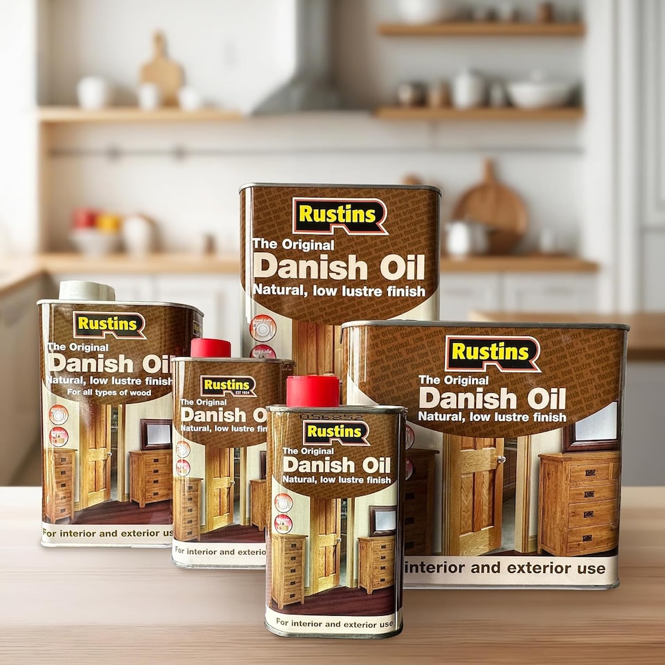 image 1 of Rustins The Original Danish Oil 250ml | Clear | 250ml | 1